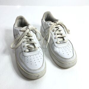 Nike Air Force 1 Shoes Youth Size 5.5 White Leather DH2920-111